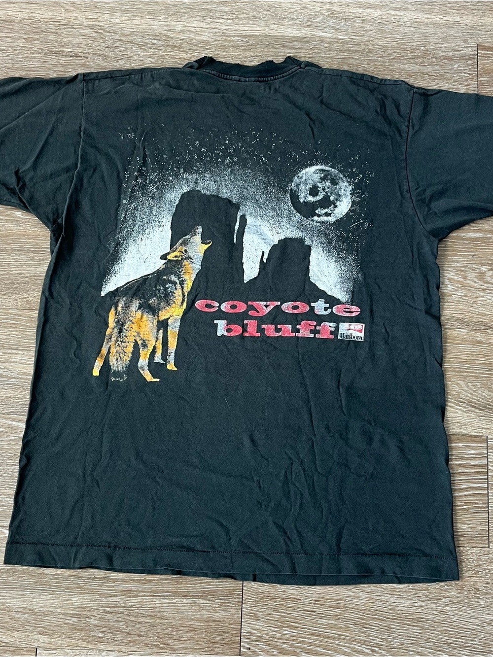 Vintage 90s Marlboro Adventure Team Coyote Bluff Pocket T Shirt Men XL USA